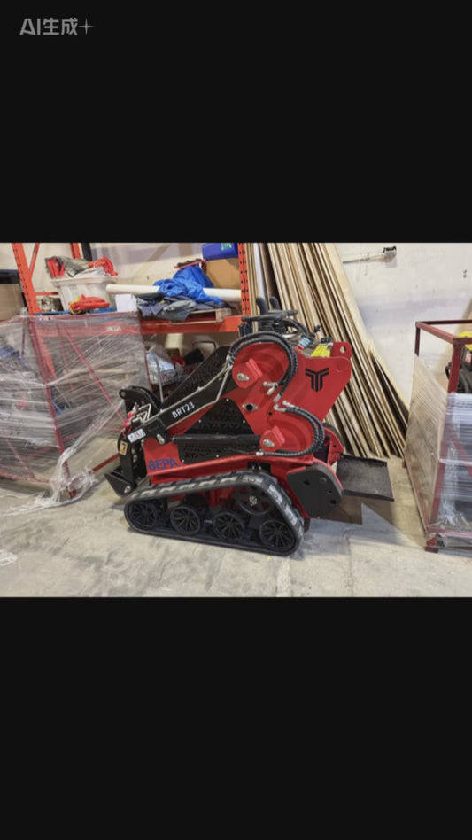 👉 Crawler Type Skid Steer Loader (Double-Cylinder · Log Grapple · Triple-Pump System)