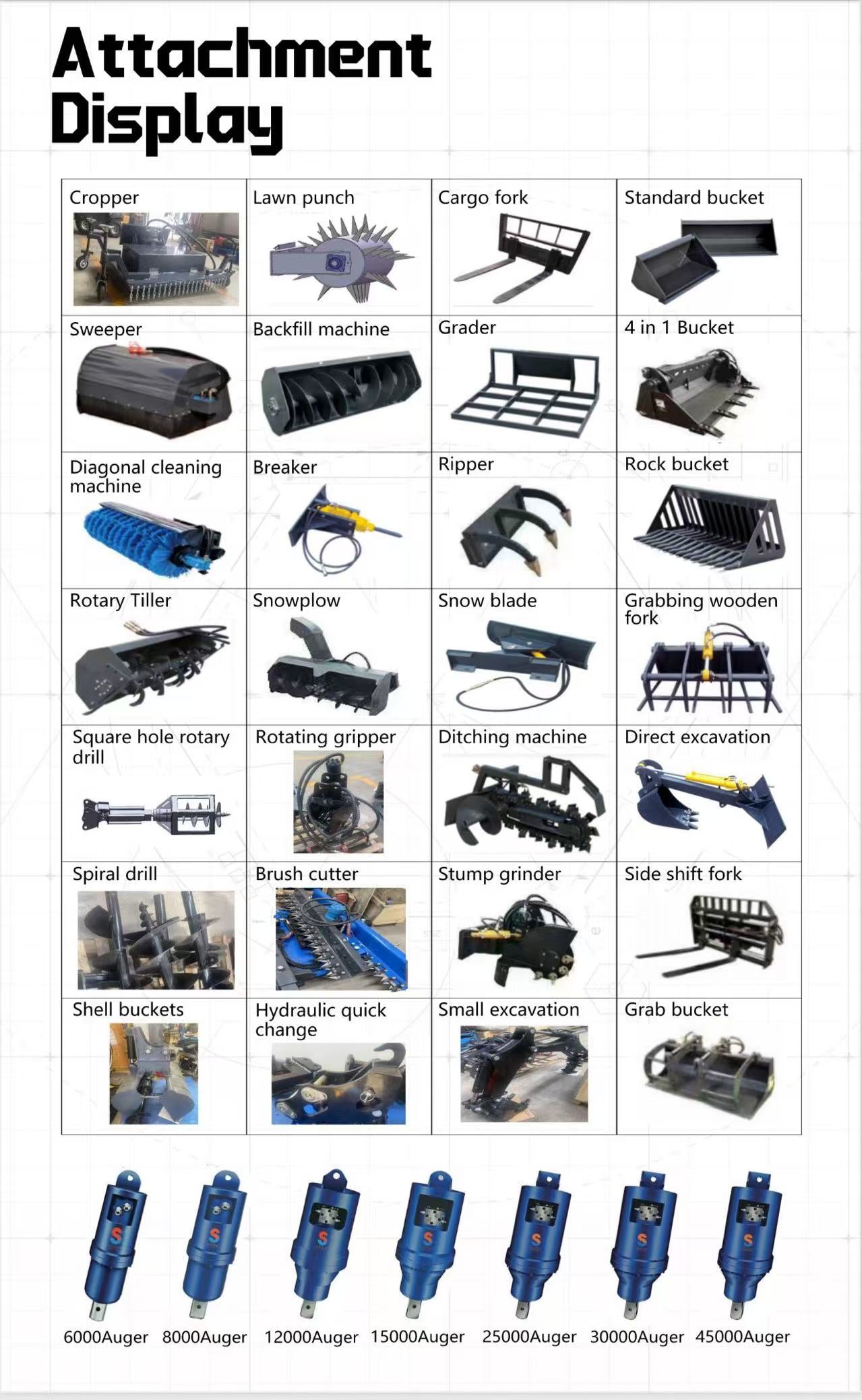 👉 Crawler Type SkidSteer Loader (Double-Cylinder · Log Grapple Edition)